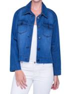 Liverpool Jeans Cropped Trapexe Denim Jacket