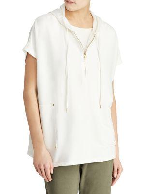 Lauren Ralph Lauren Hooded Short-sleeve Top