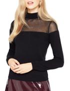 Miss Selfridge Semi-sheer Long Sleeve Sweater