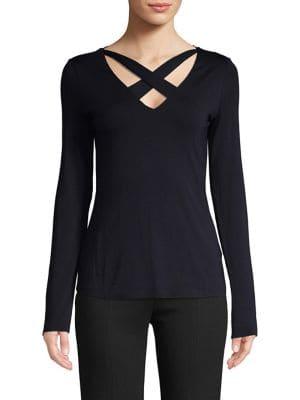 Bailey 44 Crisscross Stretch Top