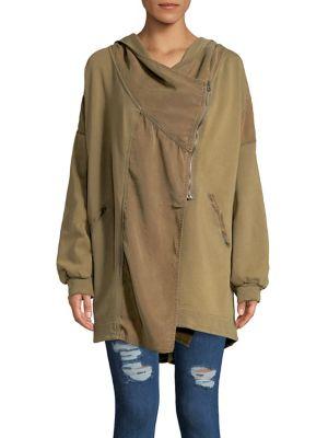 Free People Oversized Asymmetric Hoodie
