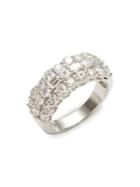 Effy Classique 14k White Gold & Diamond Band Ring