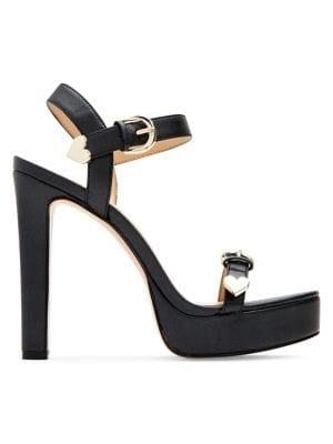 Katy Perry Noelle Heart Buckle Platform Heels