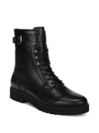 Franco Sarto Canon Leather Combat Boots