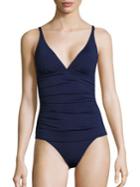 Tommy Bahama Ruched One-piece Swimsuit