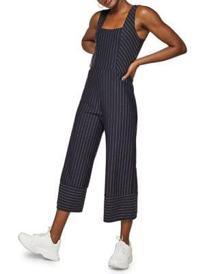 Miss Selfridge Striped Squareneck Jumpsuit