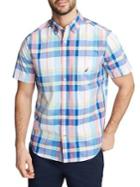 Nautica Plaid Short-sleeve Button Down Shirt