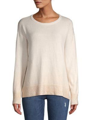 Vince Camuto Petite Knit Foil Sweater