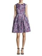 Tahari Arthur S. Levine Floral Fit-&-flare Dress