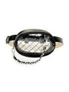 Steve Madden Clear Patent Belt Bag