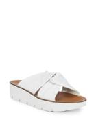 Paul Green Raven Leather Wedge Slides