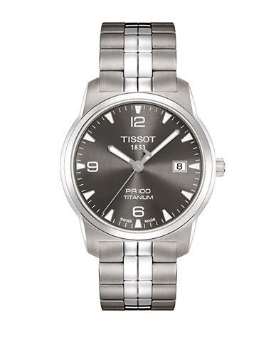 Tissot Men's Pr 100 Anthracite Quartz Classic Watch