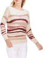Vince Camuto Oasis Bloom Striped Knit Sweater