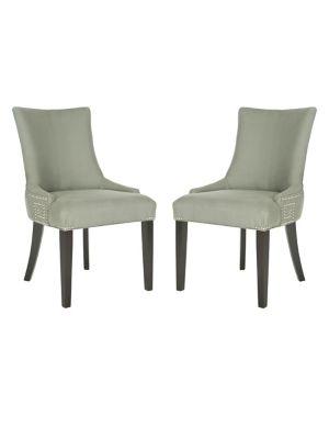 Safavieh Gretchen Set Of Two Nail Heads Side Chairs