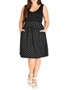 City Chic Plus Simply Sweet Knee-length Dress