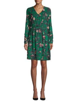 Vero Moda Floral Long Sleeve Shift Dress