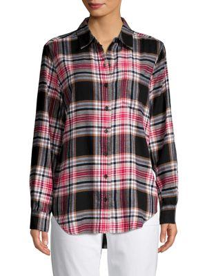 Core Life Plaid Boyfriend Shirt
