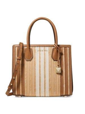 Michael Michael Kors Medium Mercer Accordion Convertible Leather Tote