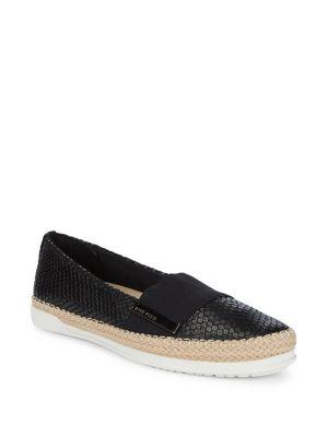 Anne Klein Zilya Leather Espadrilles