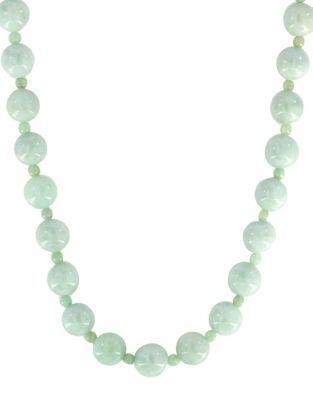 Effy Natural Jade And 14k Yellow Gold Necklace