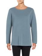 Eileen Fisher Silk And Organic Cotton Top