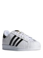 Adidas Women's Superstar Striped Leather Sneakers