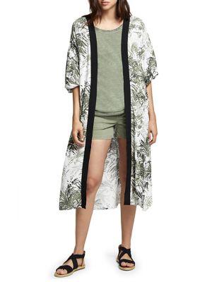 Sanctuary Calico Printed Kimono