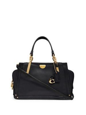 Coach Mini Dreamer 21 Leather Crossbody Satchel