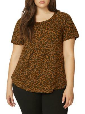 Sanctuary Plus Leopard Print Tee