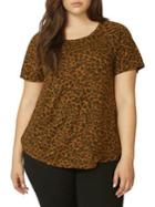 Sanctuary Plus Leopard Print Tee