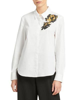 Dkny Contrast Button-down Shirt
