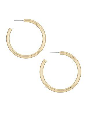 French Connection Large Tube Hoop Earrings