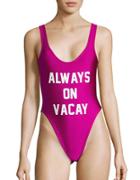 Private Party Always On Vacay One-piece Swimsuit