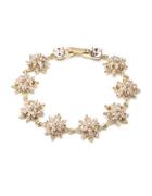 Marchesa Faux Pearl Studded Floral Bracelet