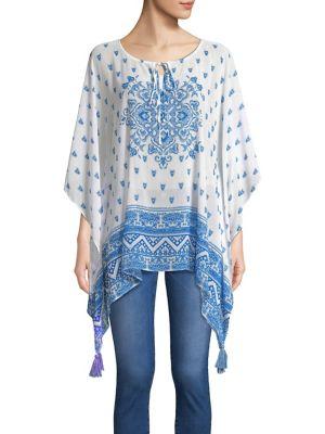 Vince Camuto Amalfi Breeze Persian Medallion Top