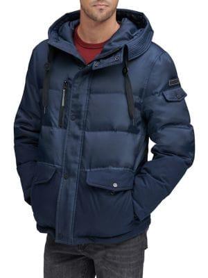 Marc New York Stanton Quilted Hooded Jacket