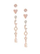 Bcbgeneration Love Linear And Stud Earrings Set