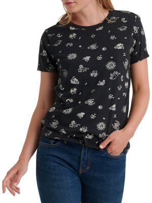 Lucky Brand Zodiac Printed Tee
