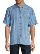 Tommy Bahama Classic-fit Mariciano Tiles Camp Shirt