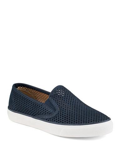 Sperry Seaside Perforated Slip-on Leather Sneakers