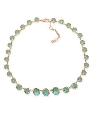 Jenny Packham Crystal Stone Collar Necklace