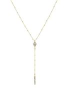 Laundry By Shelli Segal Goldtone Pave Y Necklace