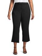 Lord & Taylor Plus Cropped Trousers