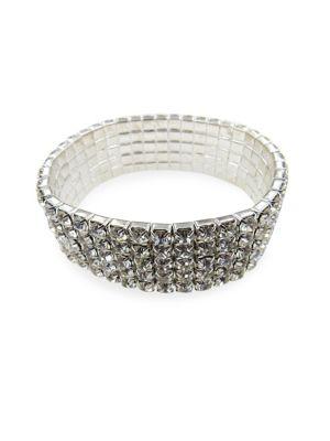 Belle By Badgley Mischka Occasion Crystal Stretch Bracelet