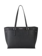 Karl Lagerfeld Paris Fleurette Leather E/w Tote