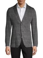 Black Brown Ultraflex Wool Sportcoat
