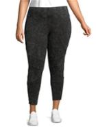 Marc New York Performance, Plus Size Plus Mineral Acid Wash Leggings