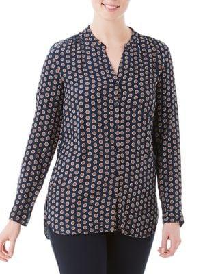 Olsen Nordic Mood Copper Dot Blouse