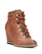 Dr. Scholls Izetta Suede And Faux Fur-lined Ankle Boots