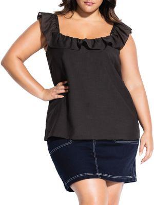 City Chic Plus Carlotti Sleeveless Top